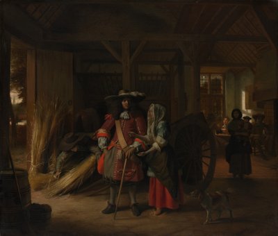 Opłacenie Hostessy ok. 1670. autorstwa Pieter de Hooch