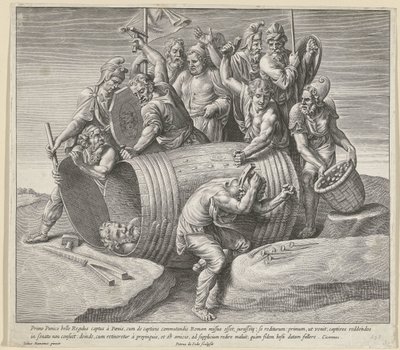 De standvastigheid van Marcus Atilius Regulus autorstwa Pieter de Jode (I)