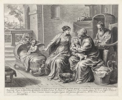 Święta Rodzina i Św. Anna autorstwa Pieter de Jode (II)