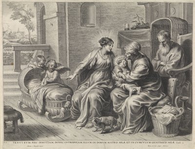 Święta Rodzina i Św. Anna autorstwa Pieter de Jode (II)