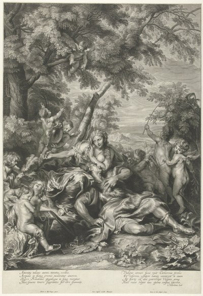 Rinaldo w Armida autorstwa Pieter de Jode (II)