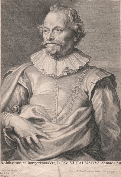 Najszlachetniejszy i najczcigodniejszy człowiek, D. Paulus Halmalius, senator Ant. autorstwa Pieter de Jode