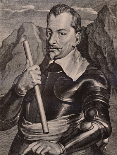 Albrecht von Wallenstein, czeski generał, XVII wiek 1894 autorstwa Pieter de Jode II