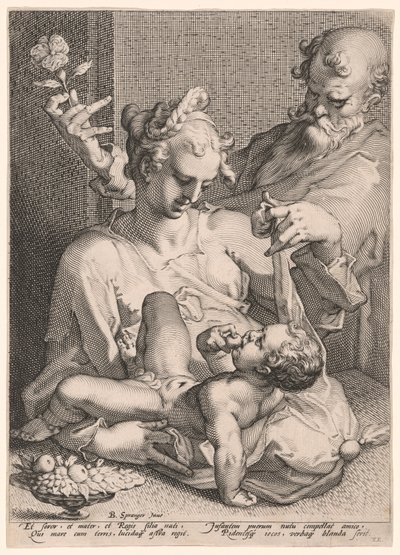 Święta Rodzina autorstwa Pieter de Jode I