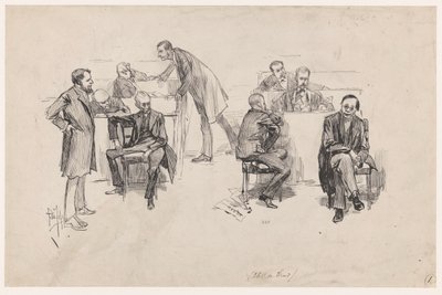 Izba Reprezentantów podczas debaty nad reformą konstytucyjną w 1887 r. autorstwa Pieter de Josselin