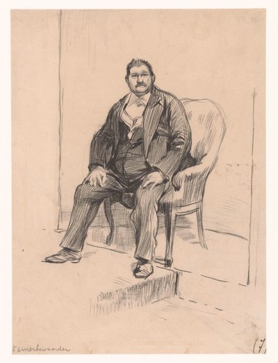 dozorca pokoju autorstwa Pieter de Josselin