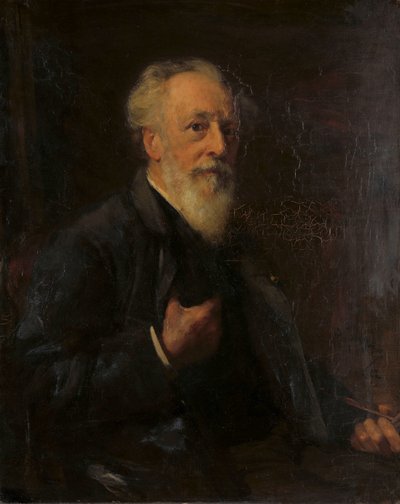 Portret J.A.B. Stroebel (1821-1905), malarz autorstwa Pieter de Josselin