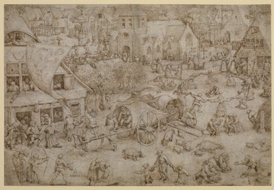 Wesołe miasteczko w Hoboken, 1559 autorstwa Pieter Bruegel the Elder