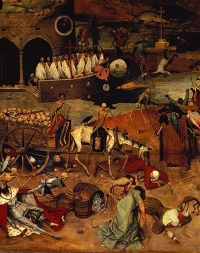 Triumf śmierci, ok. 1562 (panel) (detal z 457, lewa dolna część, patrz także 69068-71) autorstwa Pieter the Elder Bruegel
