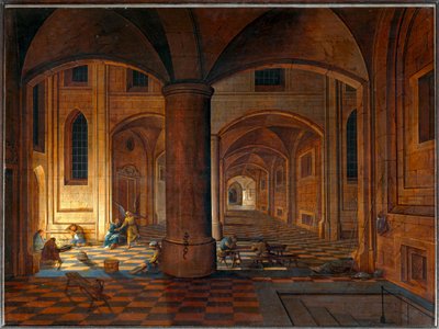 Święty Piotr uwolniony z więzienia przez anioła ... autorstwa Pieter the Elder Neefs