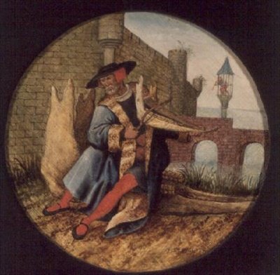 Przysłowie flamandzkie: muzyka bogatych jest zawsze przyjemna (panel) autorstwa Pieter the Younger Brueghel
