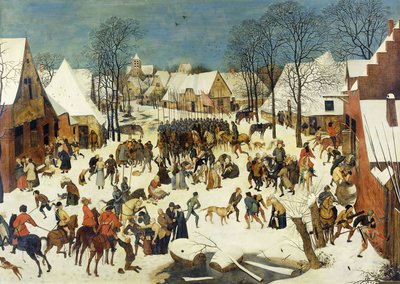 Masakra niewinnych; Masakra Niewiniątek, autorstwa Pieter Brueghel the Younger