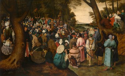 Święty Jan Chrzciciel wygłaszający kazanie (olej) autorstwa Pieter the Younger Brueghel