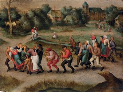 Tancerze św. Jana w Molenbeeck, 1592 autorstwa Pieter Brueghel the Younger