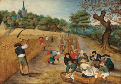 Lato: Żniwiarze, 1623 autorstwa Pieter Brueghel the Younger