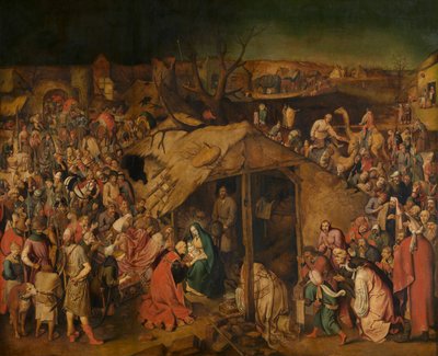 Pokłon Trzech Króli (olej na płótnie) autorstwa Pieter the Younger Brueghel