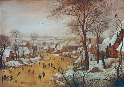 Zimowy krajobraz autorstwa Pieter the Younger Brueghel