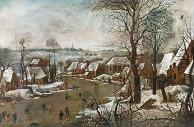 Zimowy krajobraz autorstwa Pieter the Younger Brueghel