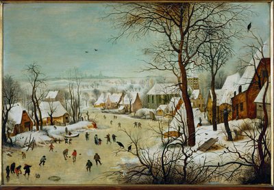 Pejzaż zimowy (obraz na drewnie dębowym) autorstwa Pieter the Younger Brueghel