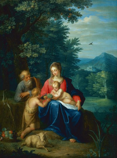 Święta Rodzina z Dzieciątkiem św. Jana Chrzciciela autorstwa Pieter van Avont