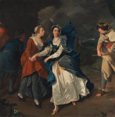 Pani Cibber jako Cordelia autorstwa Pieter van Bleeck
