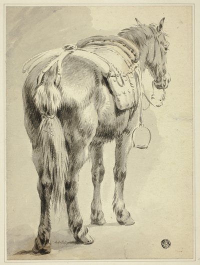 Koń w siodle autorstwa Pieter van Bloemen