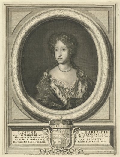 Ludwika Karalina Radziwiłł. Ludwika Karalina Radziwiłł (1688-1711) autorstwa Pieter van Gunst