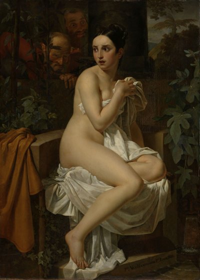 Zuzanna i starsi autorstwa Pieter van Hanselaere