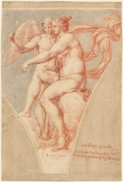 Wenus i Kupidyn (wg Rafaela) autorstwa Pieter van Lint