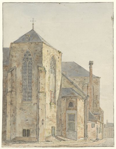 Kościół Piotra w Utrechcie autorstwa Pieter van Oort Hzn