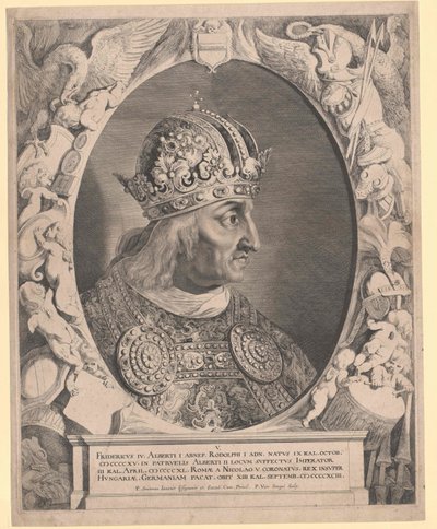 Święty Cesarz Rzymski Fryderyk III (druk) autorstwa Pieter van Sompel