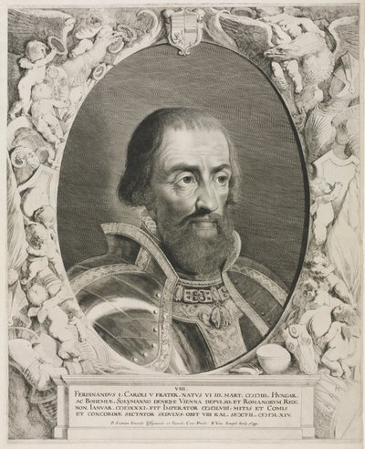 Portret cesarza Ferdynanda I. autorstwa Pieter van Sompel