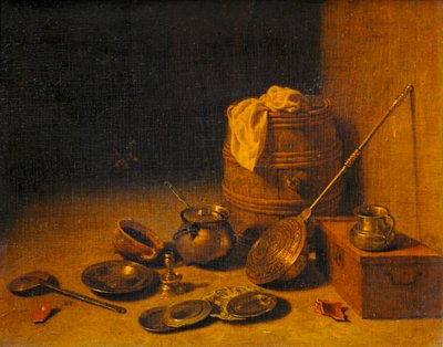 Ustensiles de cuisine - Przybory kuchenne ... autorstwa Pieter van den (c.1613 c.73) Bosch