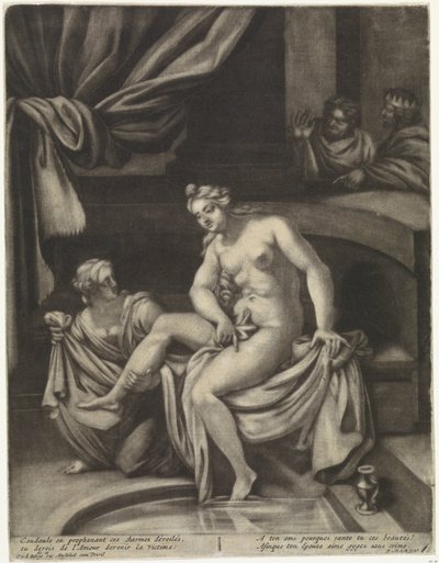 Dawid i Batszeba autorstwa Pieter van den Berge