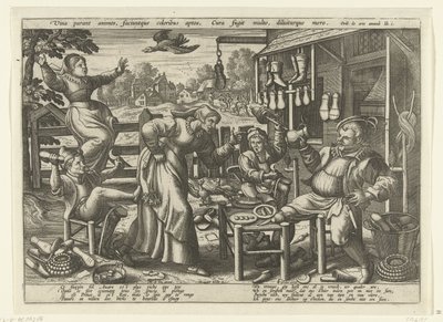 Zepsute gospodarstwo domowe autorstwa Pieter van der Borcht (I)