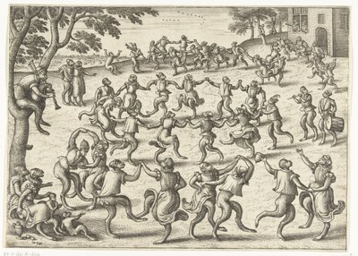 Rondedans Apenspel (tytuł serii) autorstwa Pieter van der Borcht (I)