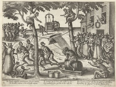 Tobbespel Apenspel (tytuł serii) autorstwa Pieter van der Borcht (I)