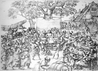Uczta weselna, 1560 autorstwa Pieter van der Borcht