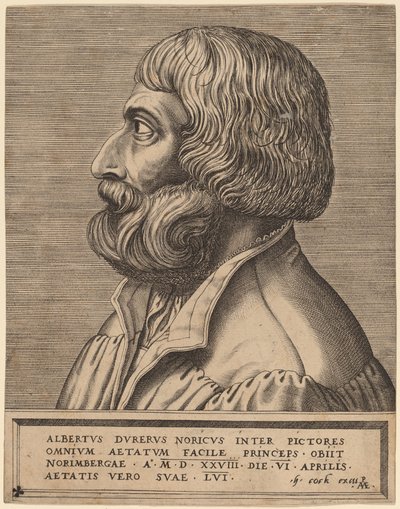 Albrecht Durer autorstwa Pieter van der Heyden
