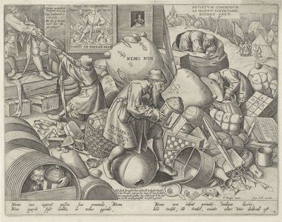 Alegoria egoizmu Elck (tytuł na obiekcie) autorstwa Pieter van der Heyden