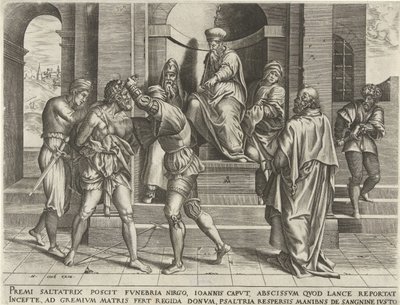 Uwięzienie Jana Chrzciciela autorstwa Pieter van der Heyden