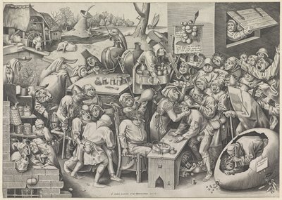 Kamieniarz lub wiedźma z Mallegem autorstwa Pieter van der Heyden