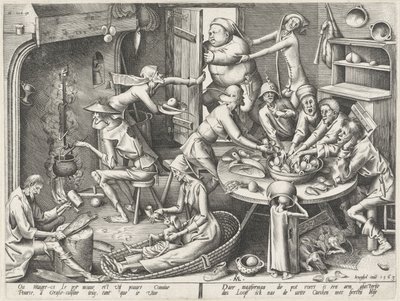 chuda kuchnia Kuchnia chuda i kuchnia tłusta (tytuł serii) autorstwa Pieter van der Heyden