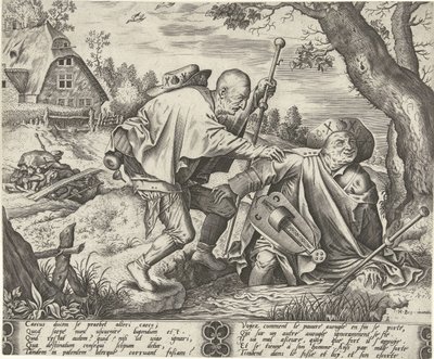 Przypowieść o dwojgu niewidomych” autorstwa Pieter van der Heyden