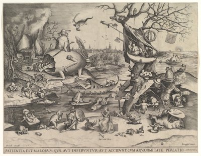 Cierpliwość Patientia, 1557. autorstwa Pieter van der Heyden
