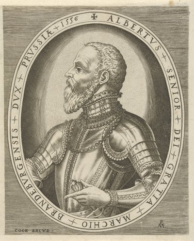 Portret Albrechta Friedricha, margrabiego brandenburskiego Portrety władców (tytuł serii) autorstwa Pieter van der Heyden