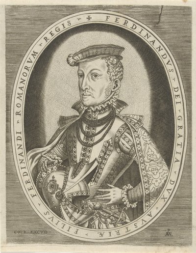 Portret Ferdynanda II Tyrolskiego Portrety władców (tytuł serii) autorstwa Pieter van der Heyden