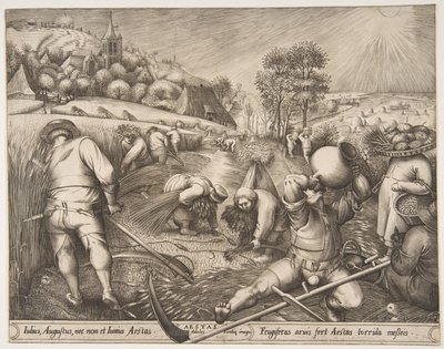 Letnie Aesty z cyklu Pory roku, 1570. autorstwa Pieter van der Heyden