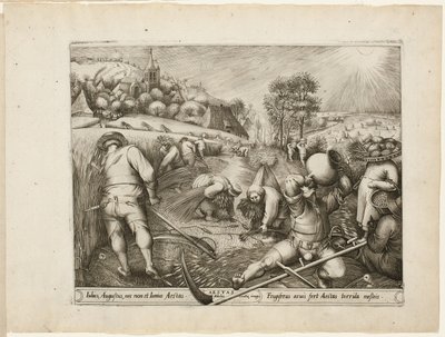 Lato, z Czterech pór roku autorstwa Pieter van der Heyden