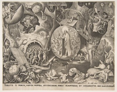 Zejście Chrystusa do otchłani, ca. 1561. autorstwa Pieter van der Heyden